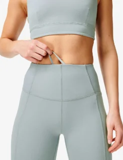 Sweaty Betty Super Soft Flow 7/8 Stretch-woven Yoga Leggings -Reiss Shop R04127247 VAPOURBLUE ALT04