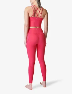 Sweaty Betty Super Soft Flow Ribbed Stretch-jersey Yoga Leggings -Reiss Shop R04127251 GLOWPINK ALT03