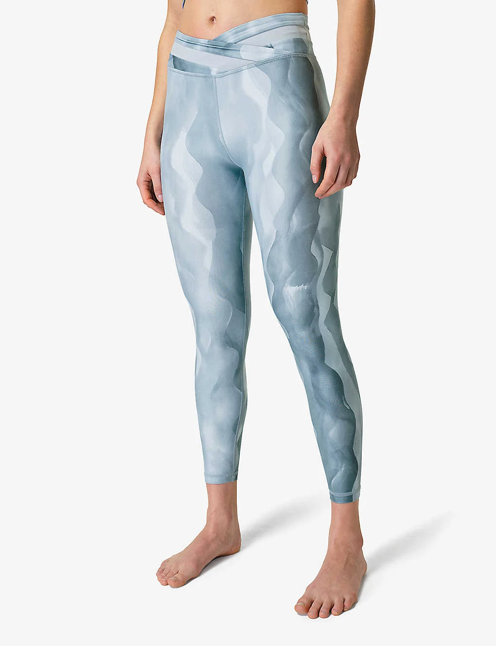 Sweaty Betty All Day Graphic-print Wrap-waist 7/8 Stretch-woven Leggings 3 Sweaty Betty All Day Graphic-print Wrap-waist 7/8 Stretch-woven Leggings - Image 3