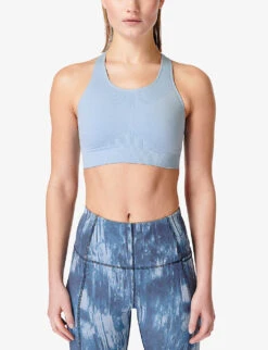 Sweaty Betty Stamina Soft-cup Stretch-woven Sports Bra 7 Sweaty Betty Stamina Soft-cup Stretch-woven Sports Bra -Reiss Shop R04127336 ALUMINIUMBLUE ALT02