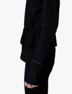 Sweaty Betty Fast Lane Running Drawcord-hem Stretch-woven Recycled Polyester Jacket -Reiss Shop R04127342 BLACK ALT04