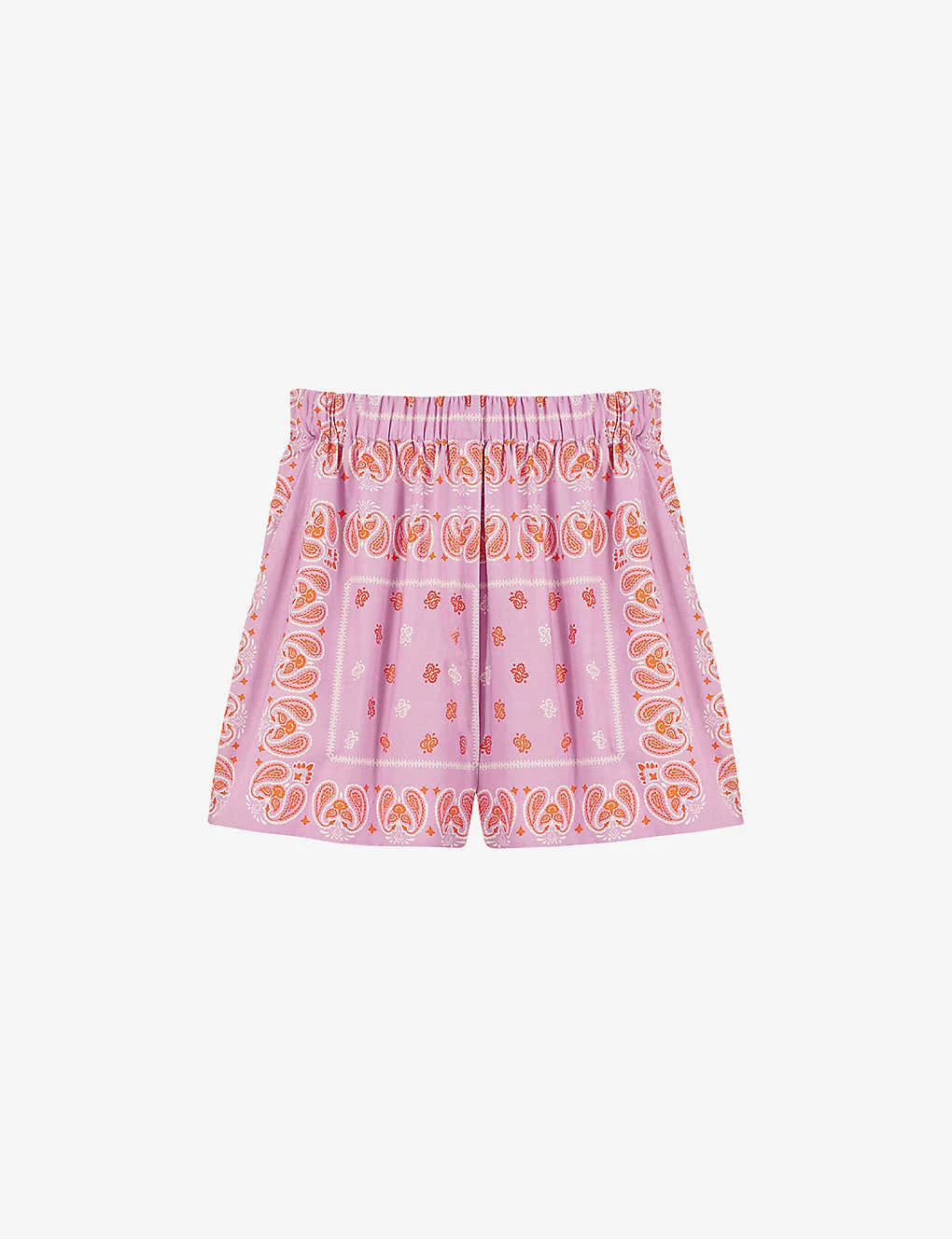 Maje Paisley Print Cotton Shorts 1 Maje Paisley Print Cotton Shorts