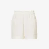 Emilia Frilled-trim Organic-cotton Shorts