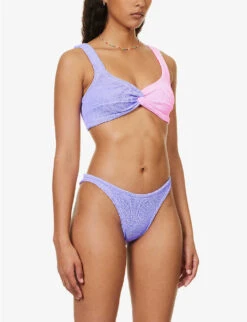 Duo Chelsea Twisted-knot Bikini 8 Duo Chelsea Twisted-knot Bikini -Reiss Shop R04130204 LILACBUBBLEGUM ALT02