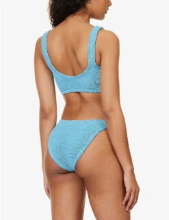 Xandra Crinkled Bikini -Reiss Shop R04130311 SKYBLUE ALT03