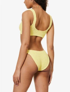 Juno Knotted Bikini Set -Reiss Shop R04130314 YELLOW ALT03