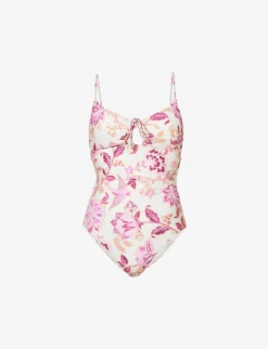 Seafolly Silk Road Floral-print Swimsuit