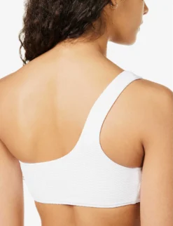 Seafolly Sea Dive One-shoulder Bikini Top -Reiss Shop R04131531 WHITE ALT04