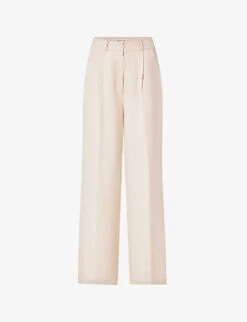 By Malina Carlotta Wide-leg High-rise Woven Trousers