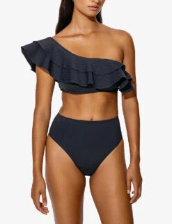 By Malina Denise High-rise Bikini Bottoms 9 By Malina Denise High-rise Bikini Bottoms -Reiss Shop R04133199 BLACK ALT04