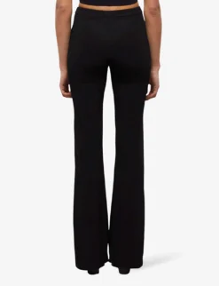 THE KOOPLES Check-print Elasticated-waist Stretch-woven Suit Trousers -Reiss Shop R04134641 BLA01 ALT03