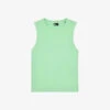 THE KOOPLES Embroidered-logo Sleeveless Cotton T-shirt