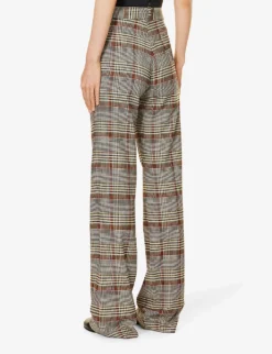 Vivienne Westwood Ray Straight-leg Mid-rise Stretch-woven Trousers -Reiss Shop R04135882 GREEN ALT03