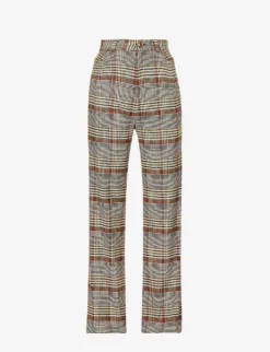 Vivienne Westwood Ray Straight-leg Mid-rise Stretch-woven Trousers