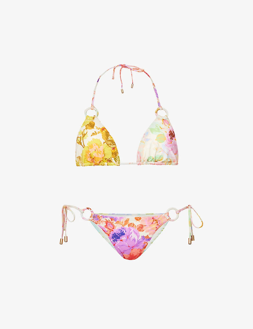 Zimmermann Raie Floral-print Bikini Set 1 Zimmermann Raie Floral-print Bikini Set
