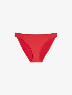 Ted Baker Shanees Logo-embellished Low-rise Bikini Bottoms
