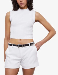 THE KOOPLES Low-rise Tailored Stretch-woven Shorts -Reiss Shop R04136828 ECR01 ALT02