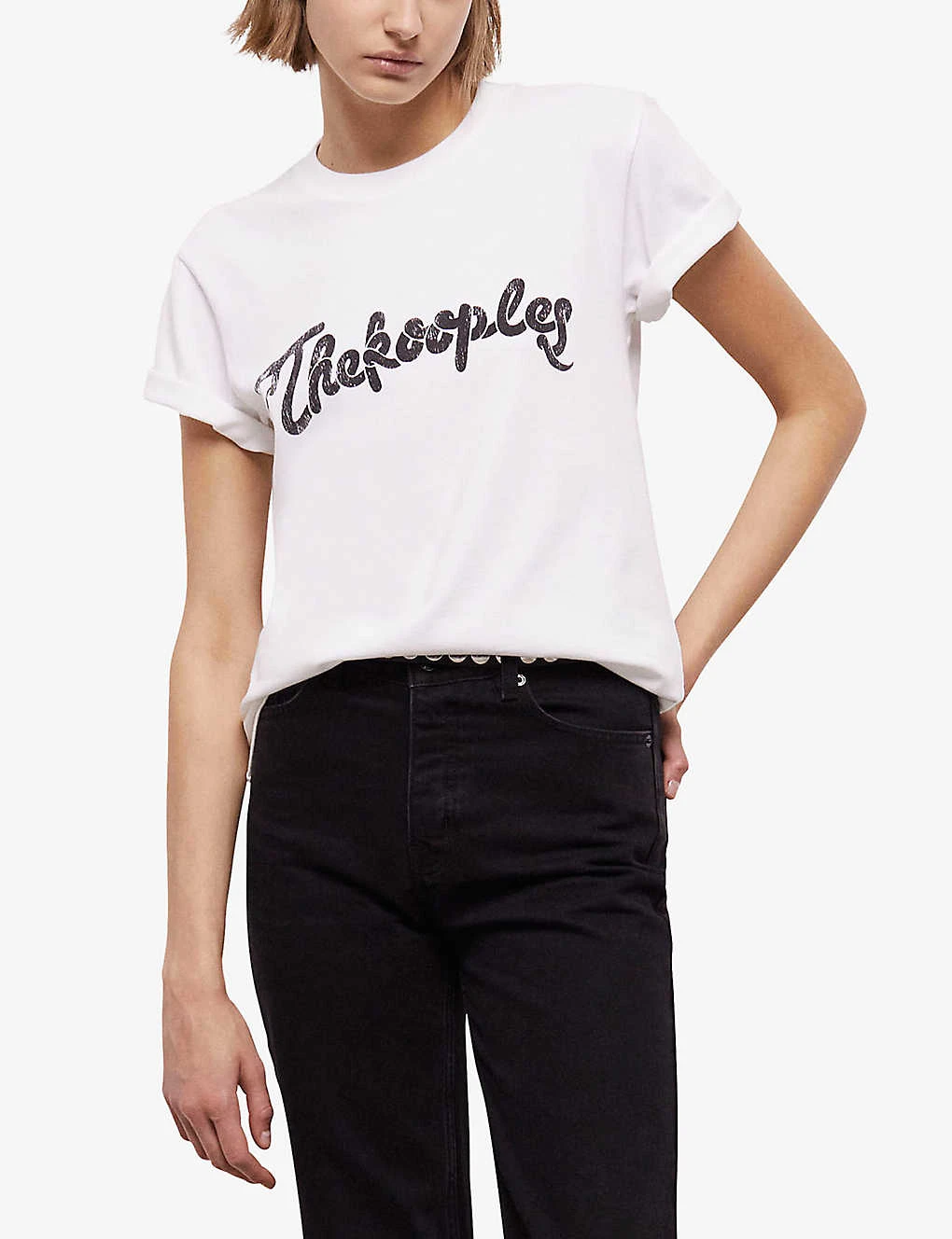 THE KOOPLES Logo-print Regular-fit Cotton T-shirt 3 THE KOOPLES Logo-print Regular-fit Cotton T-shirt - Image 3