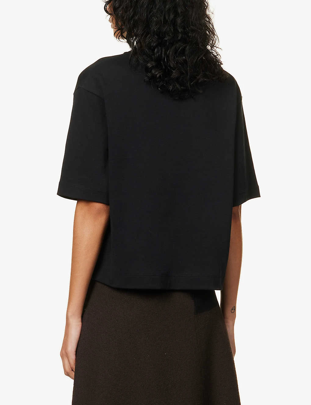 Vince Wide-sleeve Boxy-fit Cotton-jersey T-shirt 4 Vince Wide-sleeve Boxy-fit Cotton-jersey T-shirt - Image 4