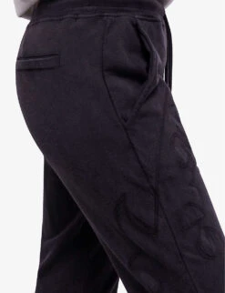 THE KOOPLES Western-motif Embroidered Cotton Jogging Bottoms -Reiss Shop R04137374 BLA55 ALT04