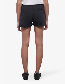 THE KOOPLES Logo-embroidered Drawstring-waist Cotton Shorts 8 THE KOOPLES Logo-embroidered Drawstring-waist Cotton Shorts -Reiss Shop R04137387 BLA55 ALT03