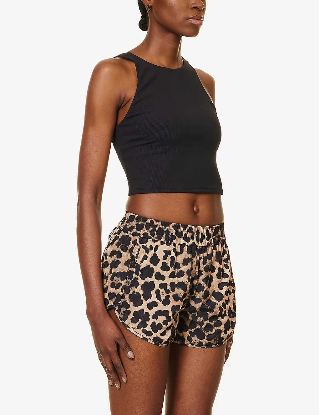 P.E NATION Half Dome Asymmetric Stretch-jersey Top 3 P.E NATION Half Dome Asymmetric Stretch-jersey Top - Image 3