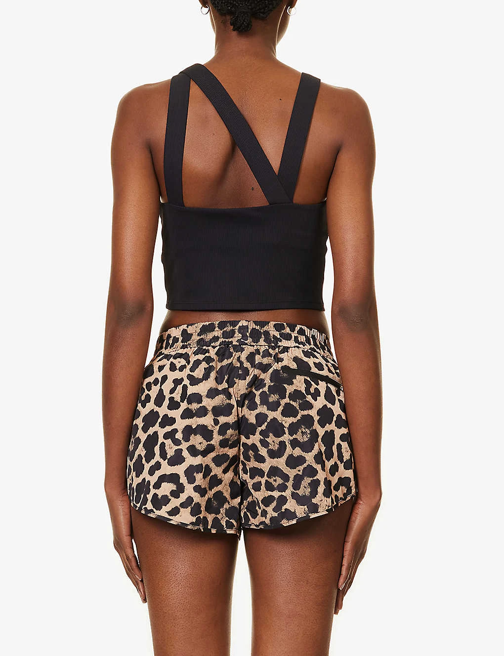 P.E NATION Half Dome Asymmetric Stretch-jersey Top 4 P.E NATION Half Dome Asymmetric Stretch-jersey Top - Image 4