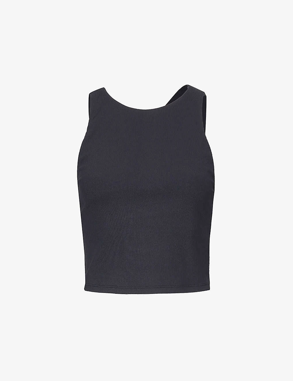 P.E NATION Half Dome Asymmetric Stretch-jersey Top 1 P.E NATION Half Dome Asymmetric Stretch-jersey Top