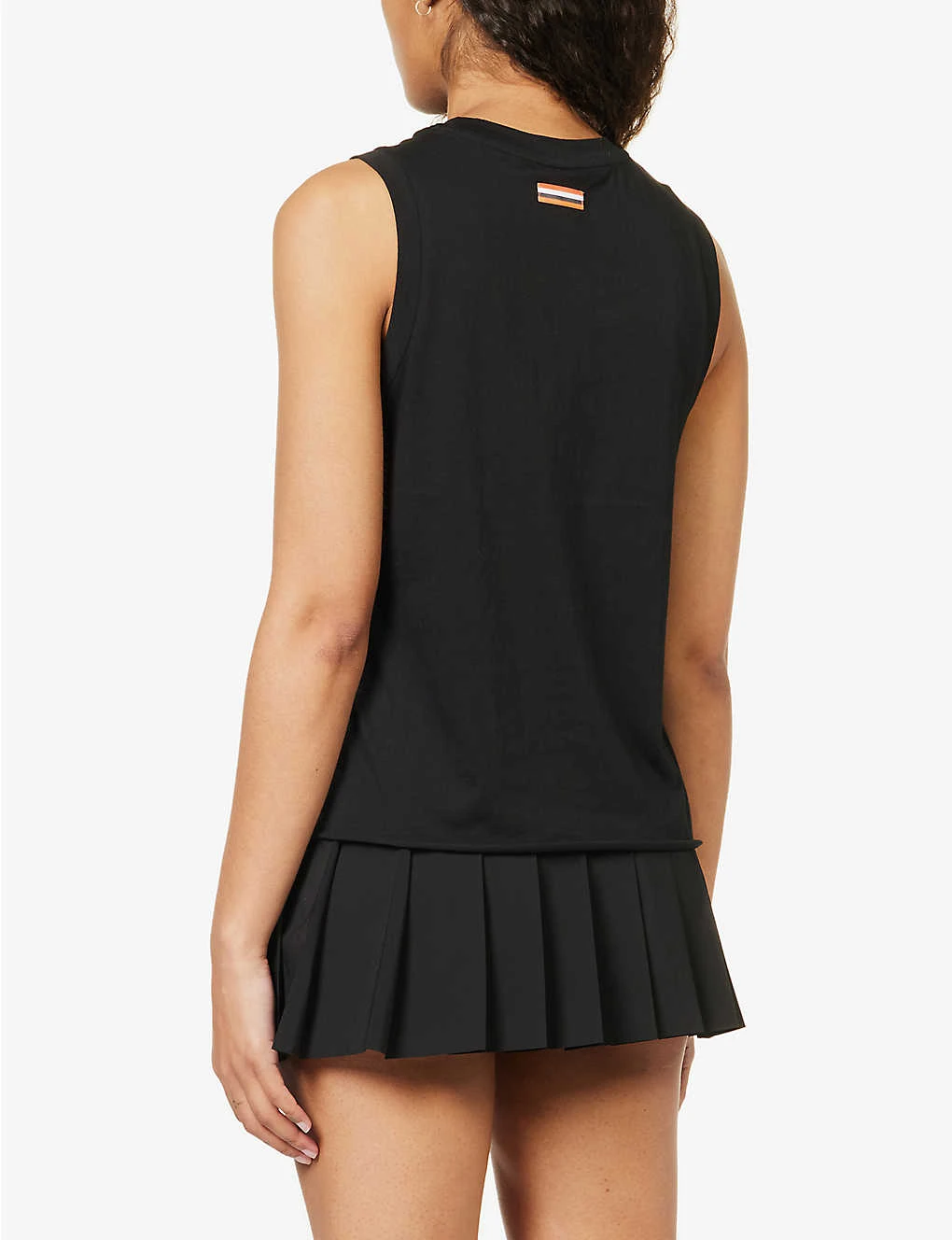 P.E NATION Shuffle Brand-print Organic-cotton Tank Top 4 P.E NATION Shuffle Brand-print Organic-cotton Tank Top - Image 4