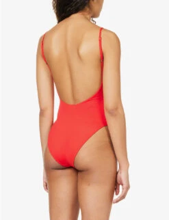 Melissa Odabash Nerano Lace-up Swimsuit 8 Melissa Odabash Nerano Lace-up Swimsuit -Reiss Shop R04139928 RED ALT03