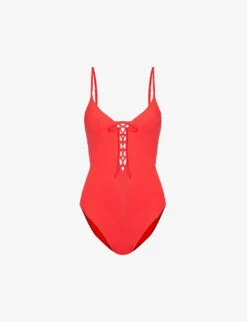 Melissa Odabash Nerano Lace-up Swimsuit