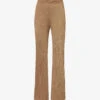 Neriah Wide-leg High-rise Knitted Trousers