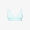 Marysia Santa Clara Scalloped-trim Bikini Top