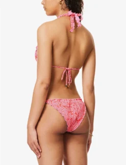 Tangier Abstract-print Stretch-recycled Polyamide Bikini Top 8 Tangier Abstract-print Stretch-recycled Polyamide Bikini Top -Reiss Shop R04142183 PRTPRT ALT03