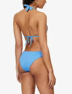 Siena Triangle Recycled Polyamide-blend Bikini Top -Reiss Shop R04142209 BLUBLU ALT03