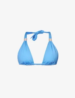 Siena Triangle Recycled Polyamide-blend Bikini Top