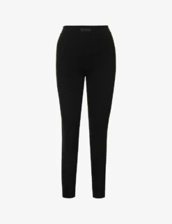 ESSENTIALS Sport Straight-leg High-rise Knitted Leggings