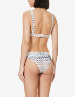 Missoni Raschel Zigzag Bikini -Reiss Shop R04143386 MULTICOLOURED ALT02