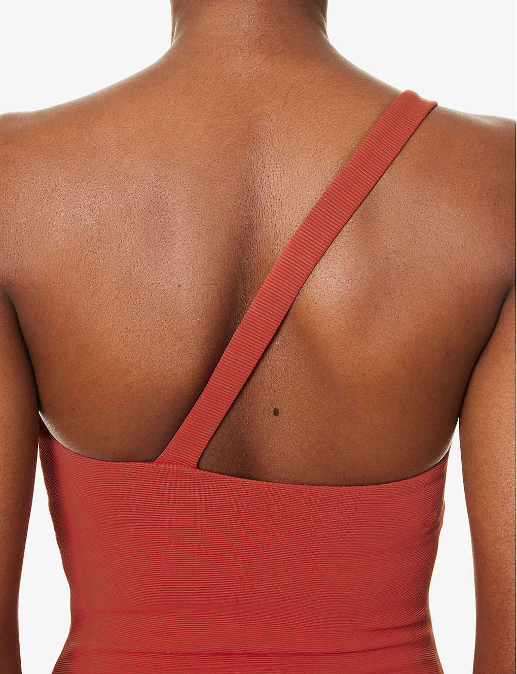 Isla Rib Asymmetric-neck Swimsuit 5 Isla Rib Asymmetric-neck Swimsuit - Image 5