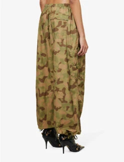 Jaded London Parachute Oversized Wide-leg Low-rise Cotton Trousers -Reiss Shop R04145885 DUCKCAMO ALT03