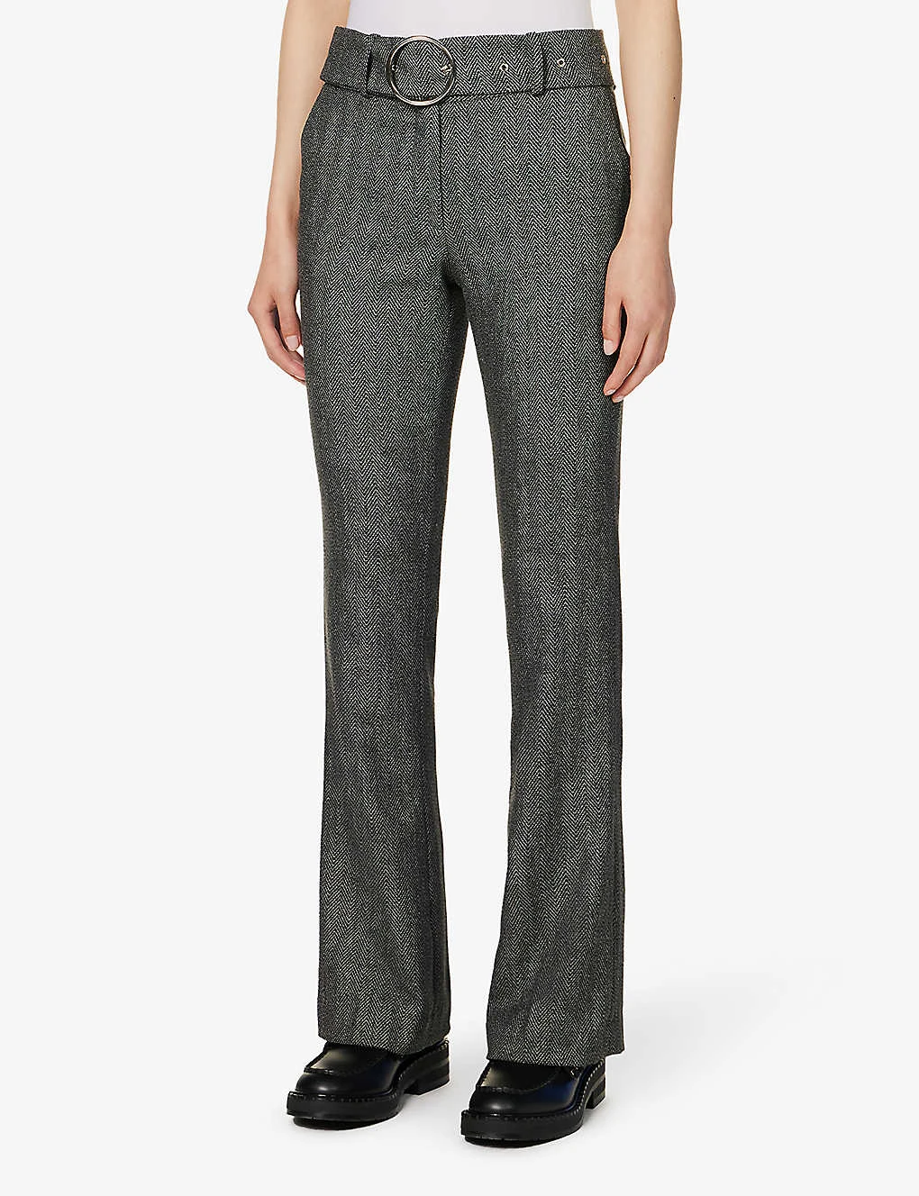 Stromboli Belted Mid-rise Woven Trousers 3 Stromboli Belted Mid-rise Woven Trousers - Image 3