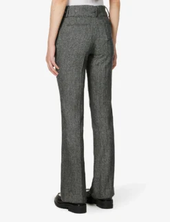 Stromboli Belted Mid-rise Woven Trousers 8 Stromboli Belted Mid-rise Woven Trousers -Reiss Shop R04147068 GREY ALT03