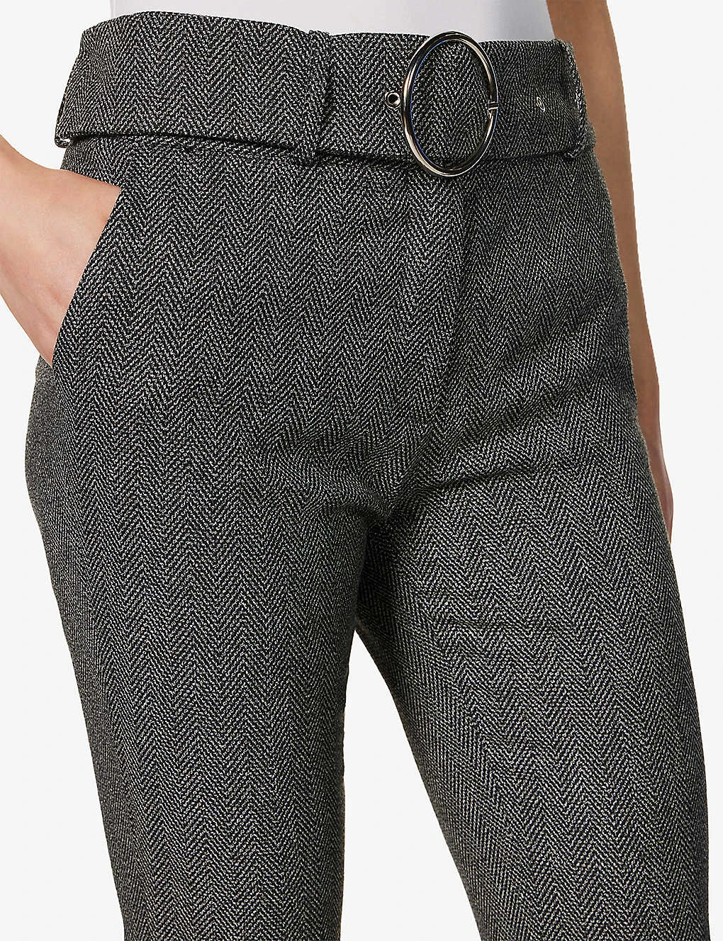 Stromboli Belted Mid-rise Woven Trousers 5 Stromboli Belted Mid-rise Woven Trousers - Image 5