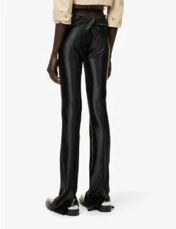Coperni Slim-fit Mid-rise Stretch-woven Trousers -Reiss Shop R04147537 BLACKBLACK ALT03