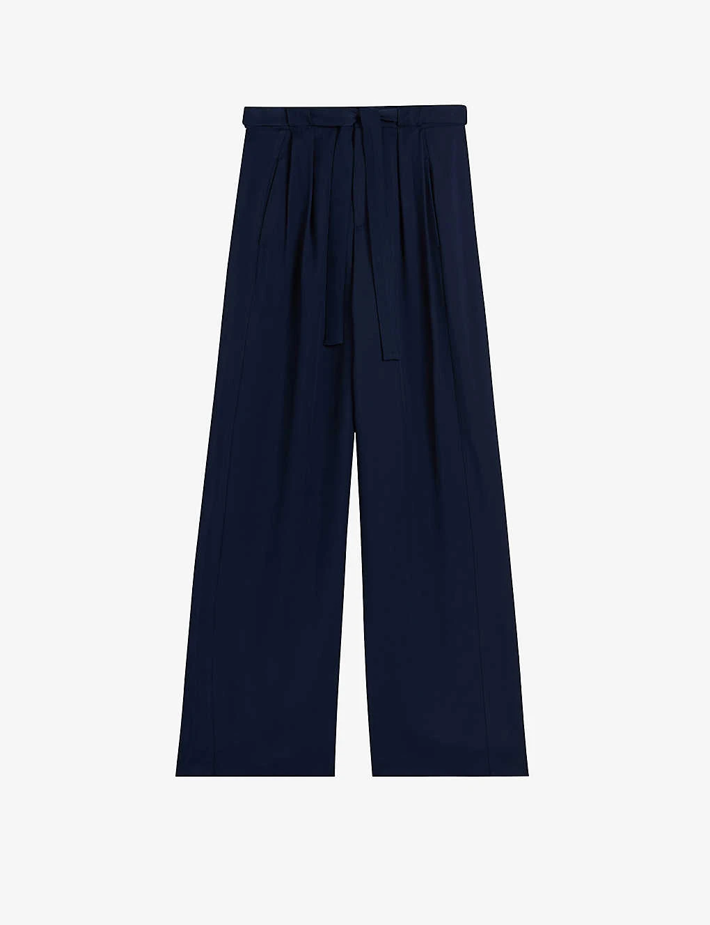 Ted Baker Jemmiah Belted Wide-leg Mid-rise Woven Trousers 1 Ted Baker Jemmiah Belted Wide-leg Mid-rise Woven Trousers