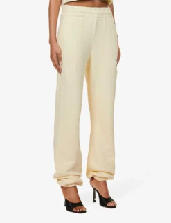 Tapered Mid-rise Cotton Jogging Bottoms -Reiss Shop R04149019 BEIGEBLACK ALT02