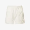 Emery Mid-rise Cotton And Linen-blend Shorts