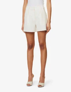 Jordan High-rise Woven Shorts -Reiss Shop R04149657 CREAM ALT02
