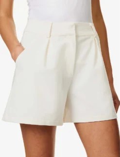 Jordan High-rise Woven Shorts -Reiss Shop R04149657 CREAM ALT04