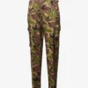 FRAME X Julia Sarr Jamois Camo-print Cotton Trousers